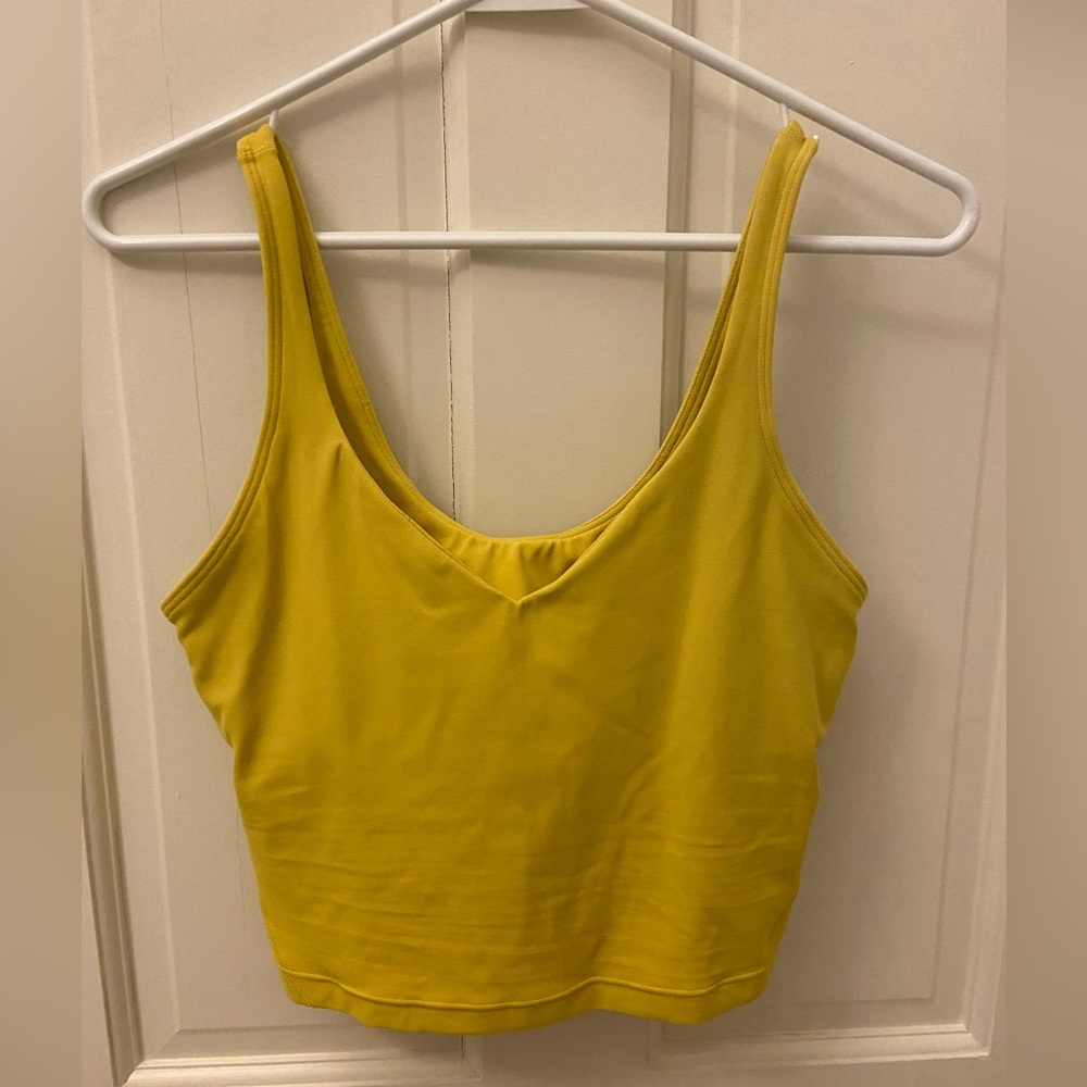 Lululemon Align Tank Soleil Size 8  Worn a few times. In excellent condition.